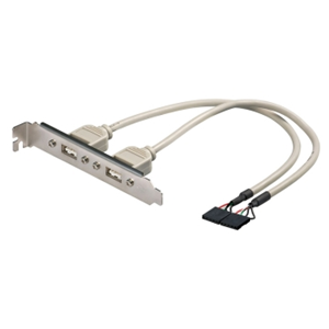 SLOT 2 PRESE USB A CON CAVO 5 PIN