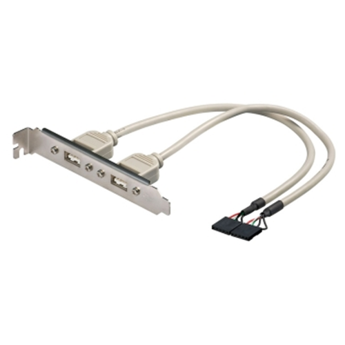 SLOT 2 PRESE USB A CON CAVO 5 PIN