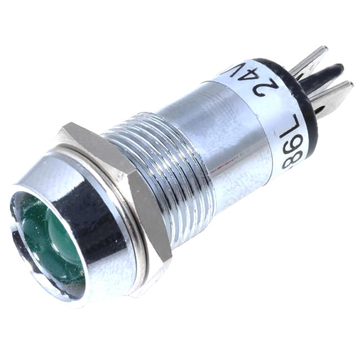 Pinto Elettronica  397.016.3041 - LAMPADA SPIA LED 16 MM.VERDE 12 V.
