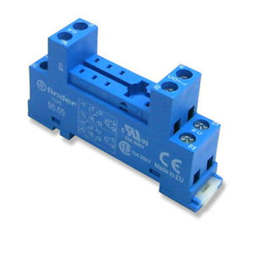 ZOCCOLO A VITE PER RELE' 2 SCAMBI