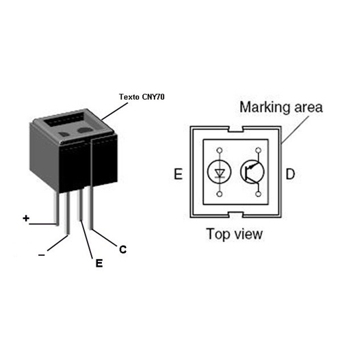 SENSORE A RIFLESSIONE CNY70