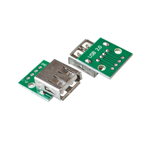 CONNETT.USB "A" FEMMINA CON CIRC.STAMPATO