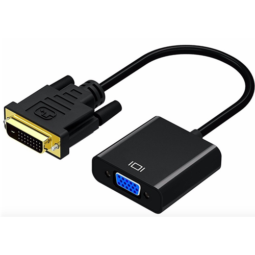 CONVERTITORE DVI-D MASCHIO/ VGA FEMMINA 