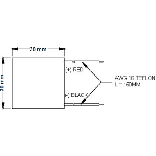 Pinto Elettronica  203.014.0166 - CELLA DI PELTIER 36 WATT MM.30x30