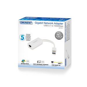 SCHEDA DI RETE 10/100/1000  USB3.1