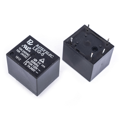 RELE' 5 VDC 1 SCAMBIO 10 AMP.