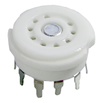 ZOCCOLO SOCKET SIEMENS LA RADIOTECHNIQUE VALVOLA MAGNOVAL CERAMICO