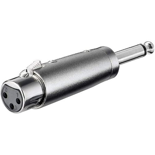ADATTATORE XLR FEMMINA-JACK 6.3 MASCHIO MONO