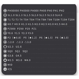 CACCIAVITE CON 63 INSERTI