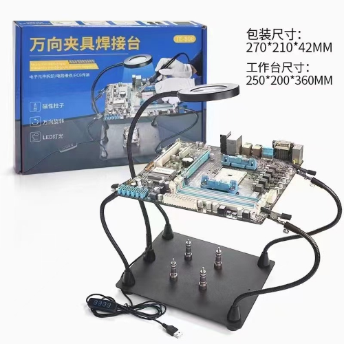 BASE PER RIPARAZIONI CIRCUITI CON LENTE E BRACCI