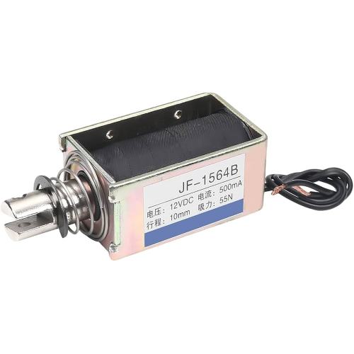 SOLENOIDE CORSA 10 MM. 12 VDC HIGH POWER