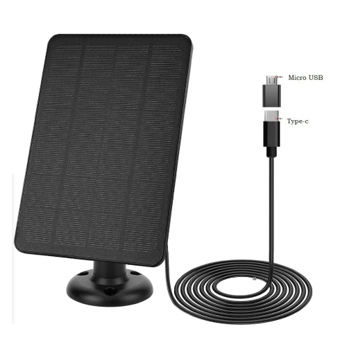 PANNELLO SOLARE 5 VOLT 4 WATT CON USCITA USB "C"