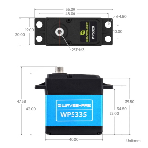 SERVOMOTORE WAVESHARE WP5335 35KG/CM