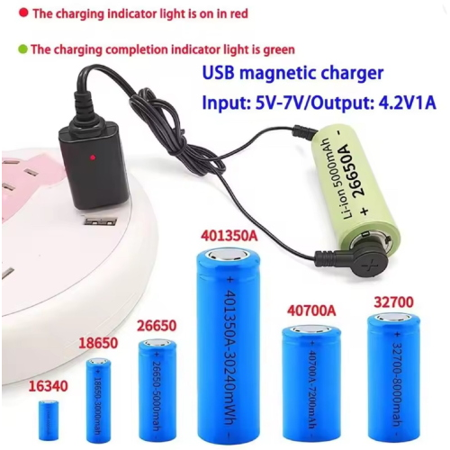 CARICABATTERIA BATTERIA LITIO 1 ELEMENTO MAGNETICO