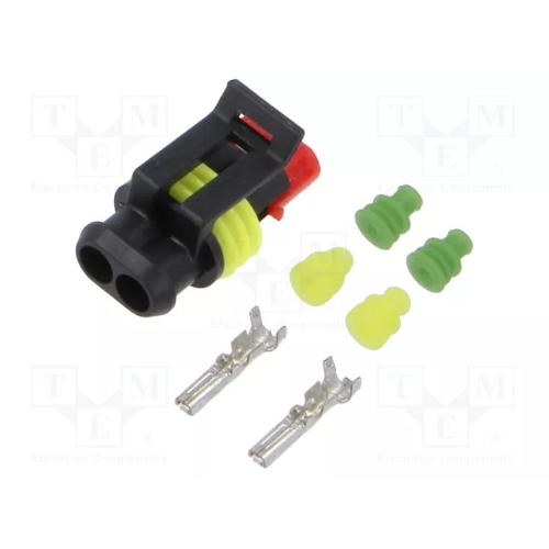 KIT CONN.FEMMINA SUPERSEAL 2VIE CON ACCESSORI