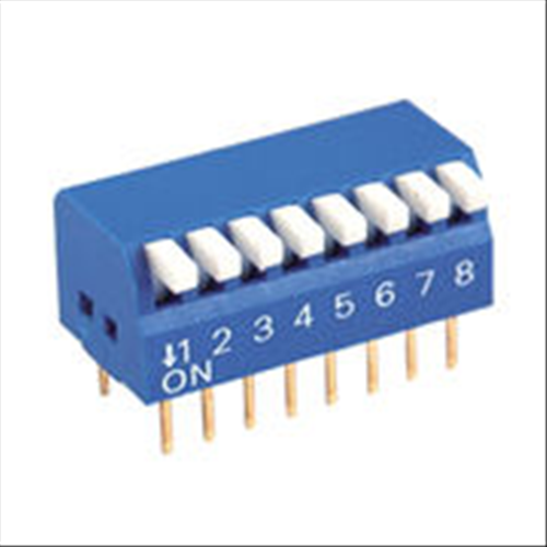 DIP SWITCH 8 POLI 90°